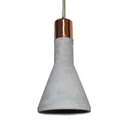 Concrete & Copper Pendant Light