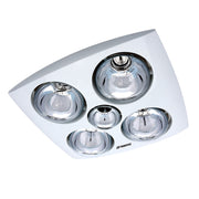Contour 4 3-in-1 Bathroom Heater with 4 Heat Lamps, Exhaust Fan & LED Light