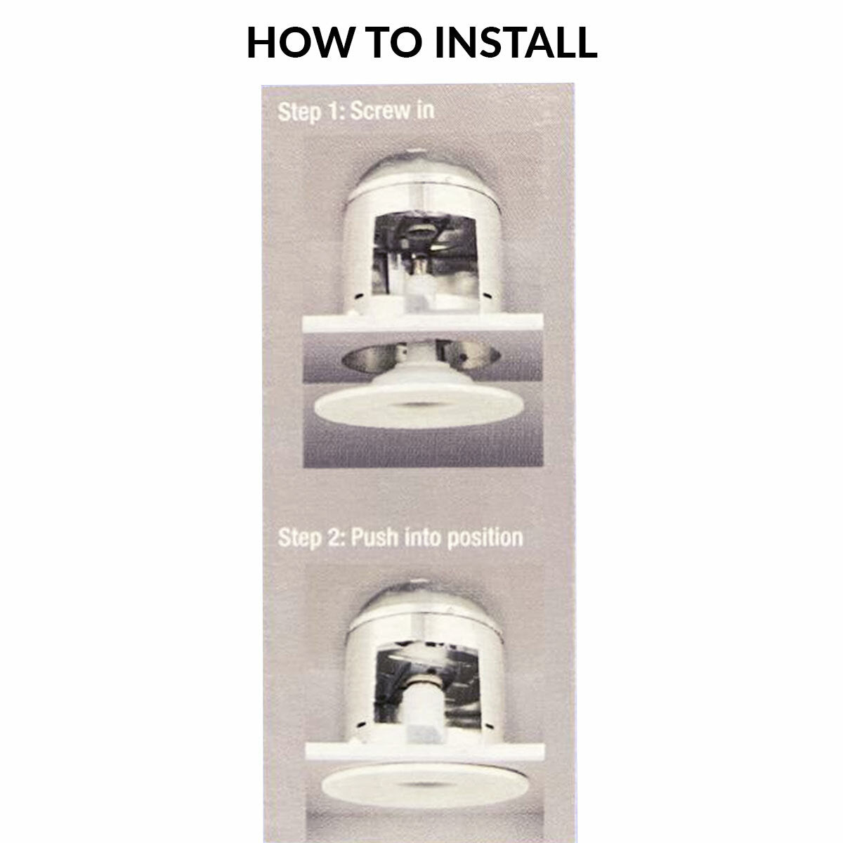 Convert E27 Retrofit R80 Downlight Conversion Kit