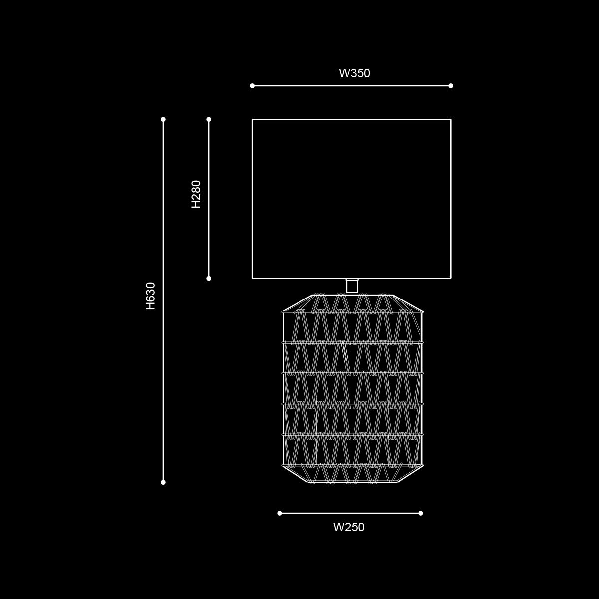 Cora Woven Table Lamp