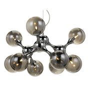 Cosmic 80cm Pendant Light with Chrome and Smoked Glass
