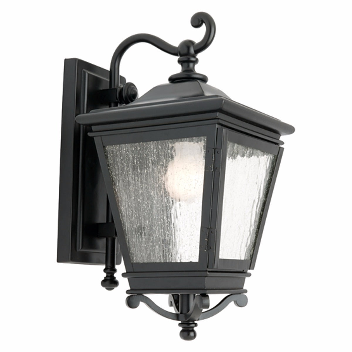 Nottingham Strippled Glass Outdoor Coach Wall Light