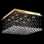 Scatola Crystal Ceiling Light Fixture with 6 Lights