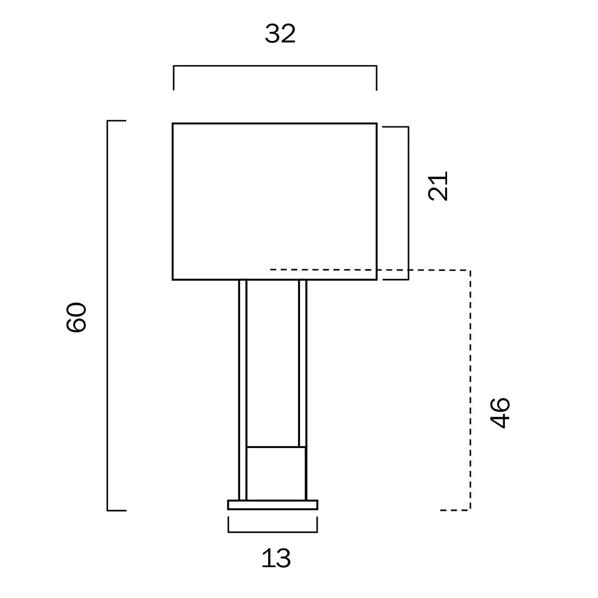 Desire Table Lamp with Fabric Shad