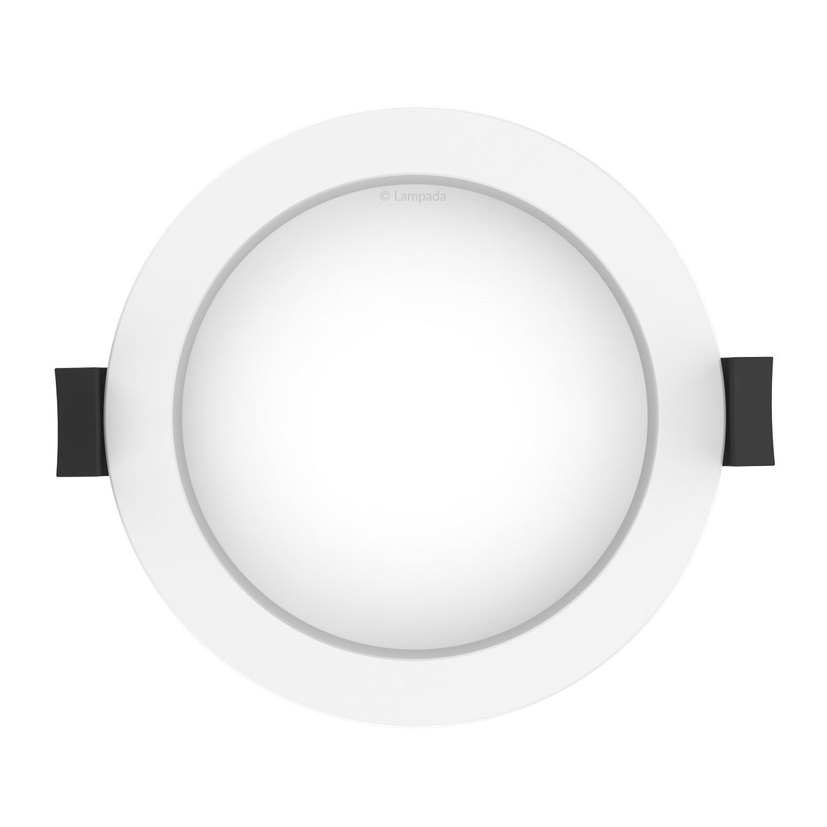 Destro II 10 Pack 8W LED Recessed Frame Downlights with Standard Sockets