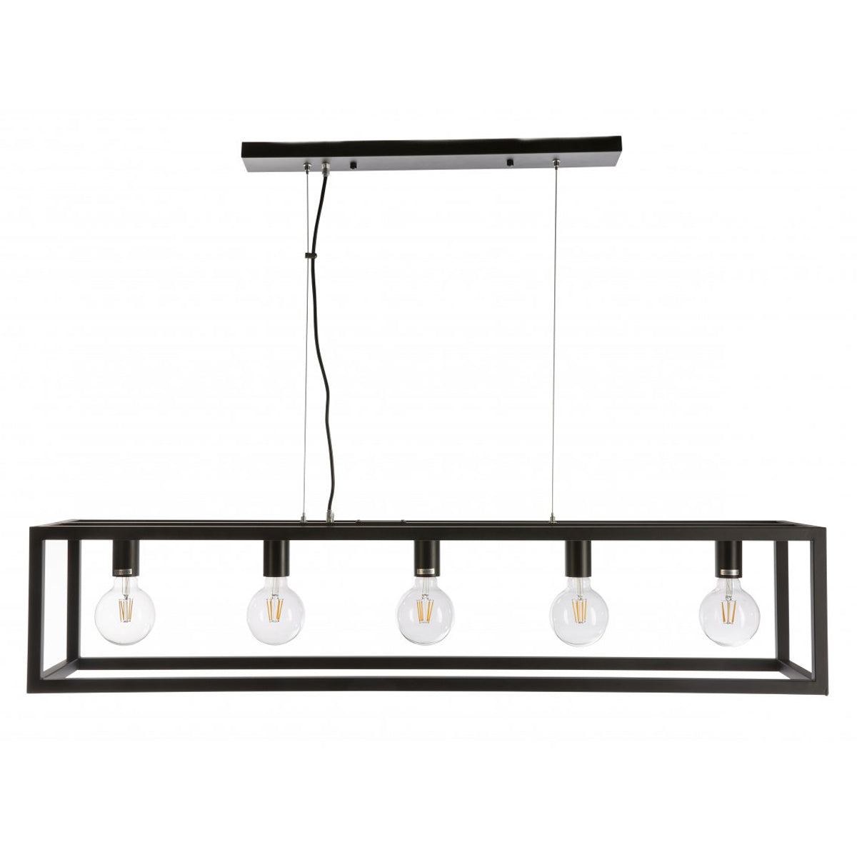 Devon Metal Linear Pendant -  5 Light