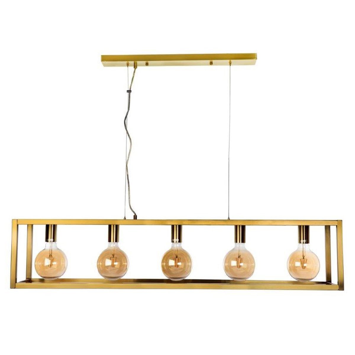 Devon Metal Linear Pendant -  5 Light