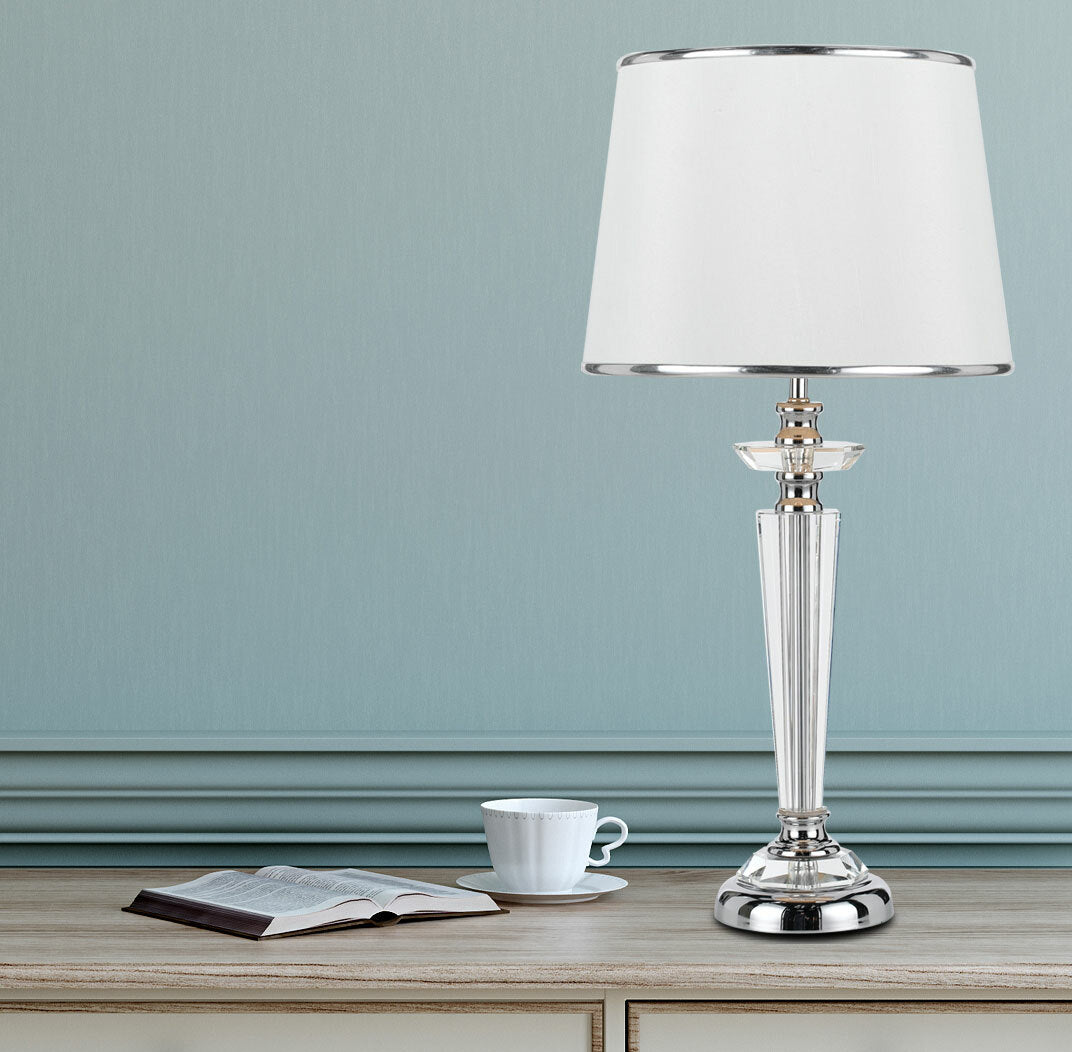 Diana Crystal Table Lamp with Ambient Light