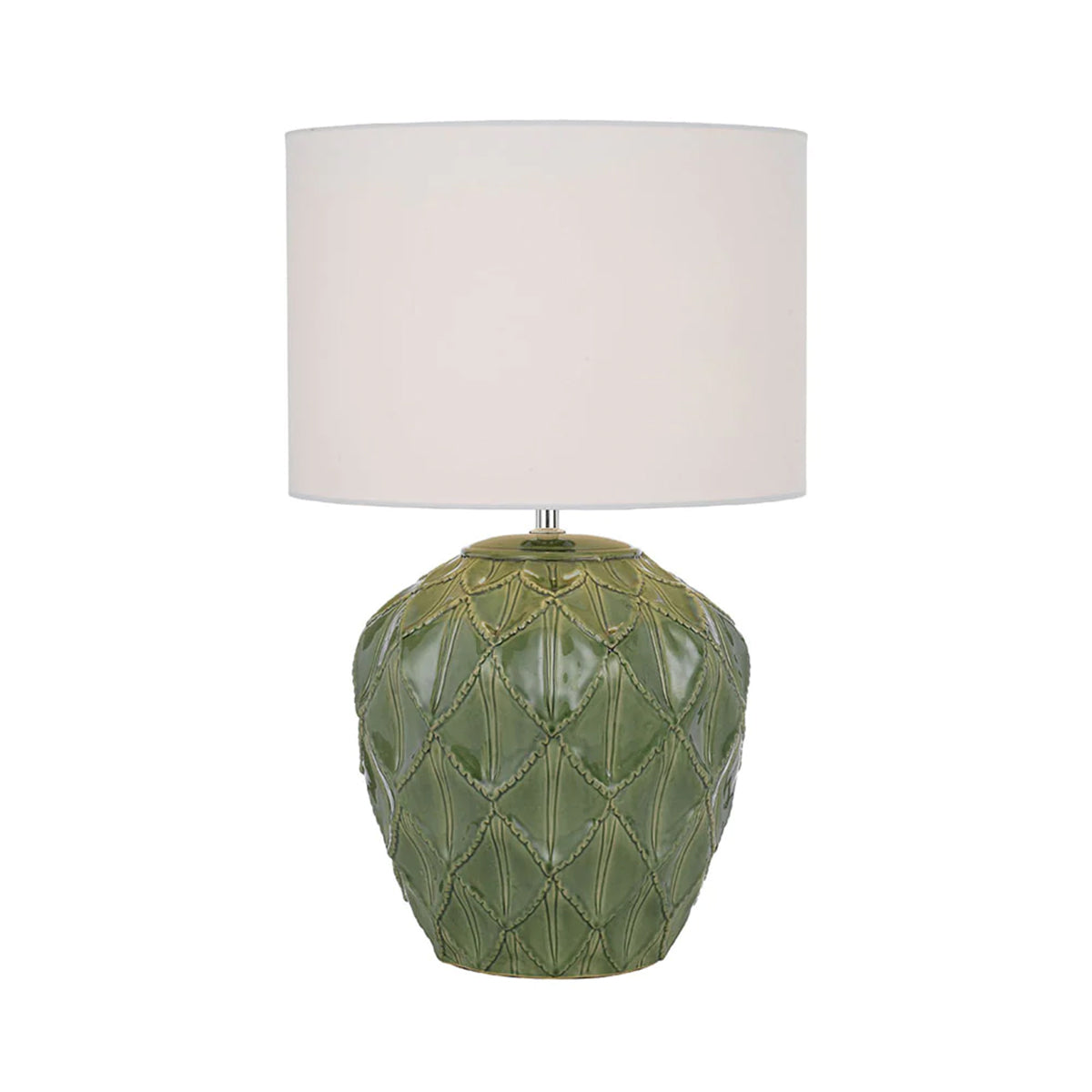 Diaz Table Lamp with Unique Ceramic Base