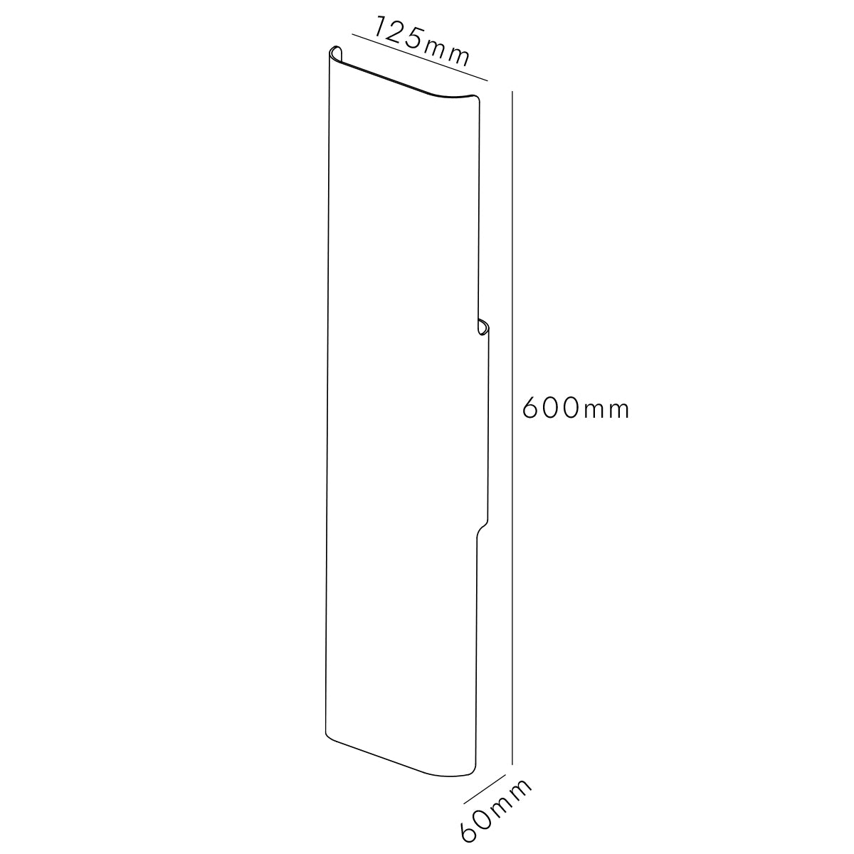 Vista Oro 600mm IP65 LED Up Down Wall Light
