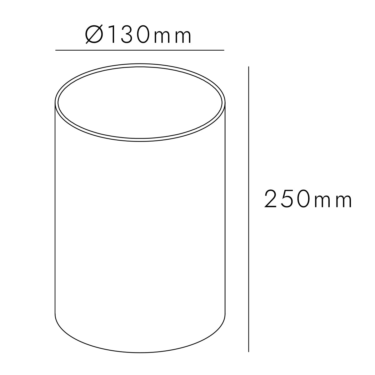 Vista Toledo 260mm IP65 LED Up Down Wall Light