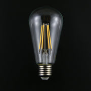 Pear ST64 E27 Filament LED Globe - Dimmable
