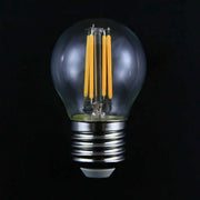 Fancy Round G45 E27 Filament LED Globe - Dimmable
