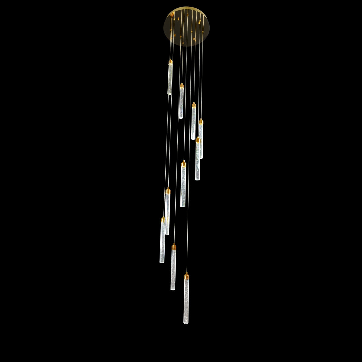 Spiral Pendant LED Light