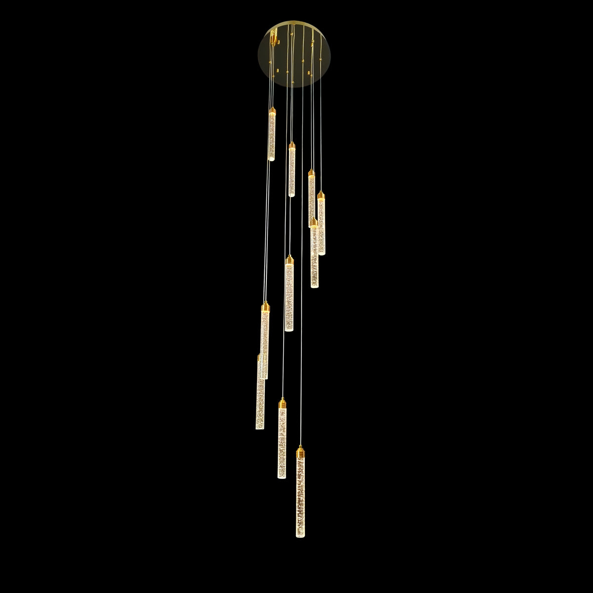 Spiral Pendant LED Light