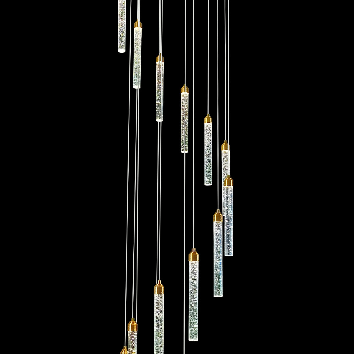 Spiral Pendant LED Light