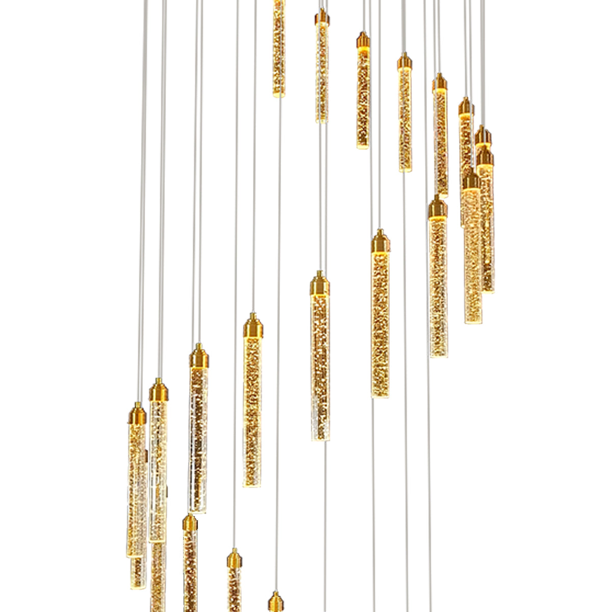 Spiral Pendant LED Light