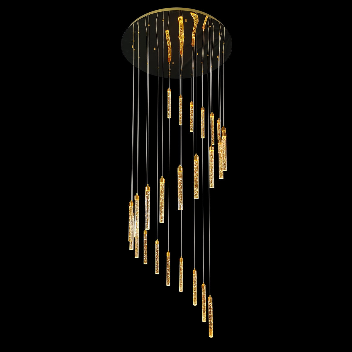 Spiral Pendant LED Light