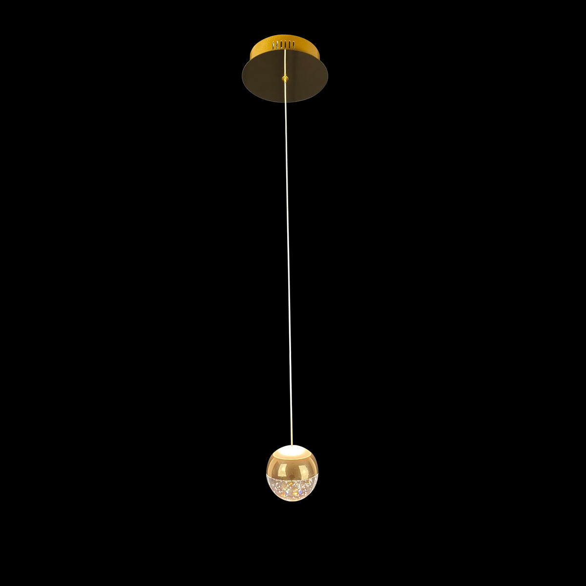 Messina Single LED Ball Pendant Light