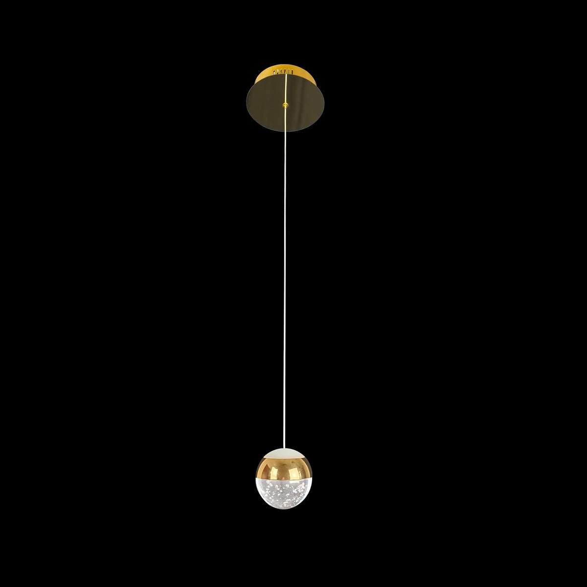 Messina Single LED Ball Pendant Light