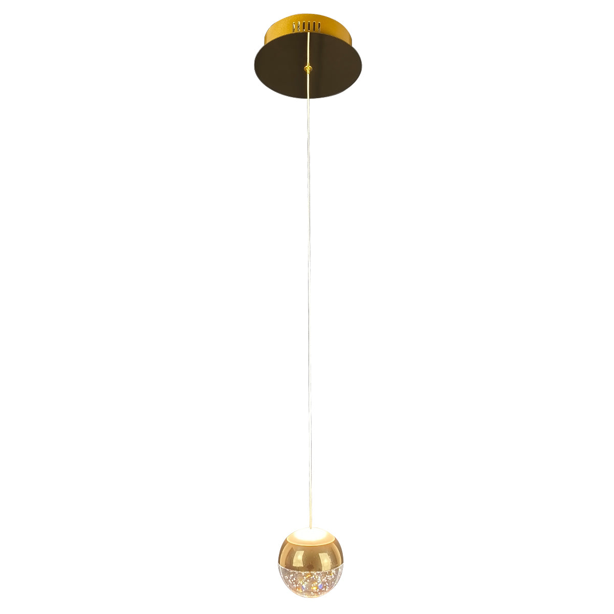Messina Single LED Ball Pendant Light