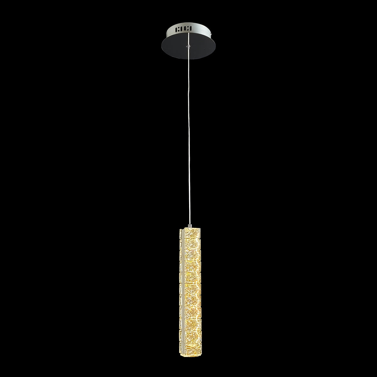 Trechizio Single LED Crystal Pendant Light