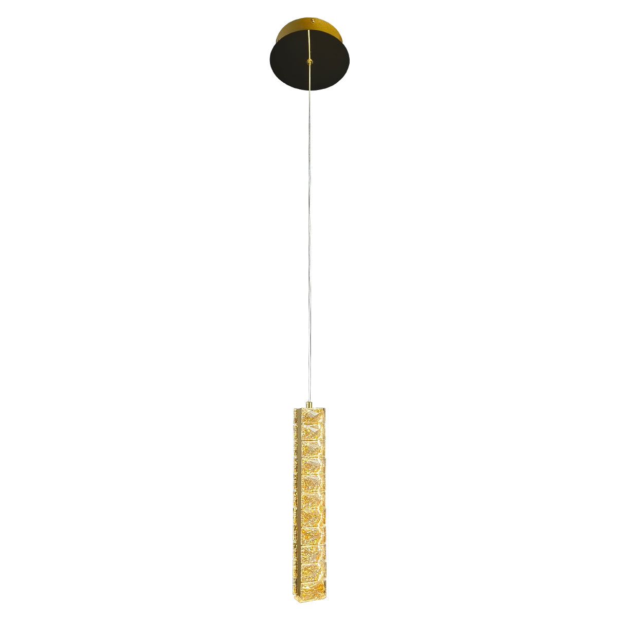 Trechizio Single LED Crystal Pendant Light