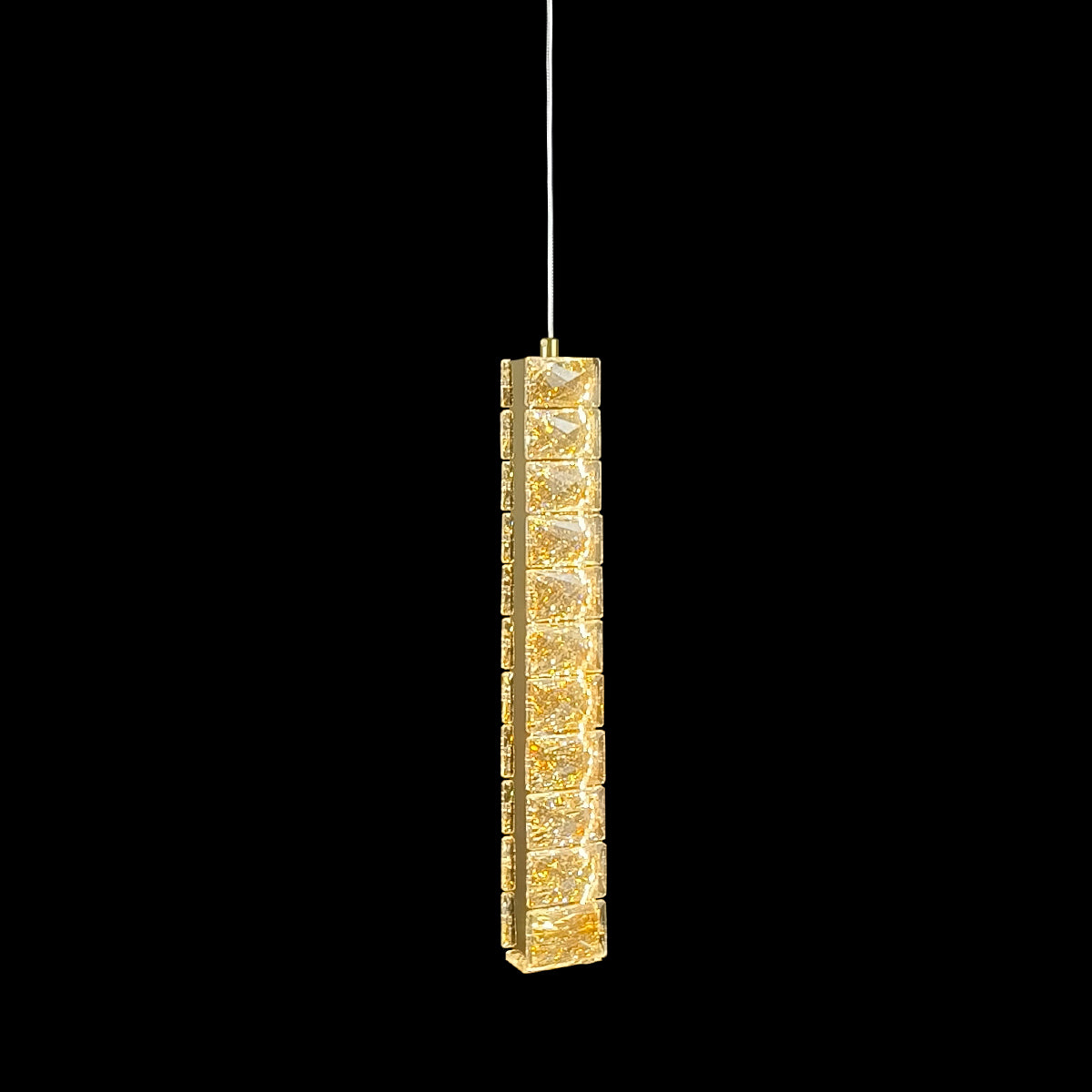 Trechizio Single LED Crystal Pendant Light