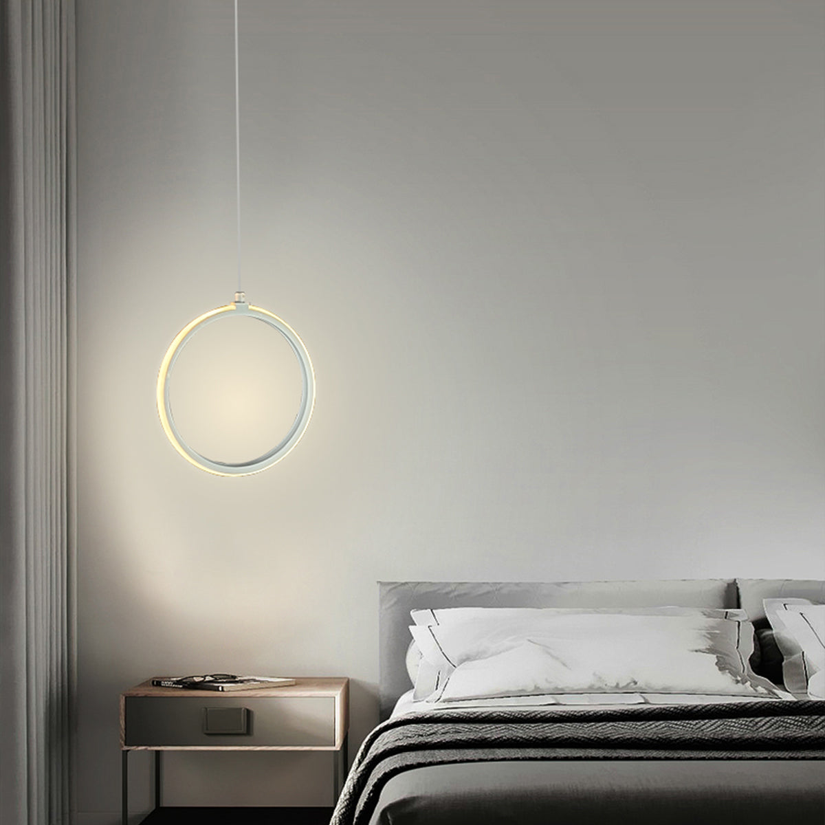 Bolla Single Ring Pendant Light