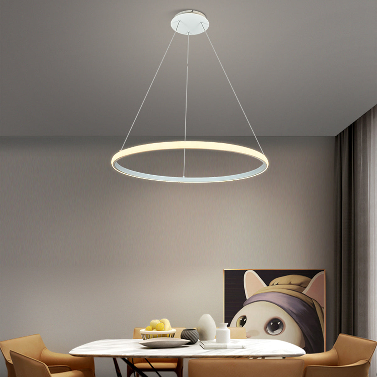 Marcello Small Ring Pendant LED Light