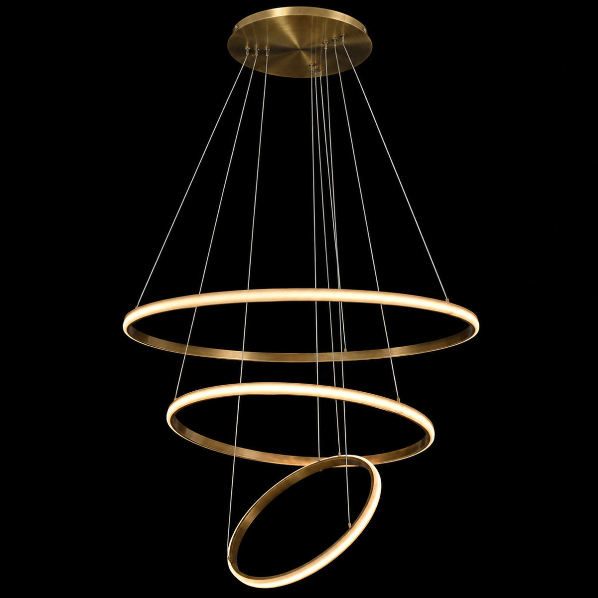 Marcello 3 Ring Pendant LED Light