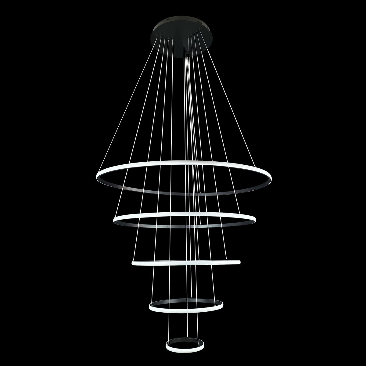 Marcello 5 Ring Pendant LED Light