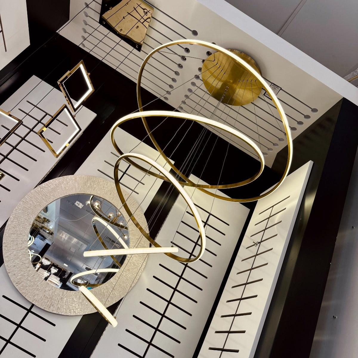 Marcello 5 Ring Pendant LED Light