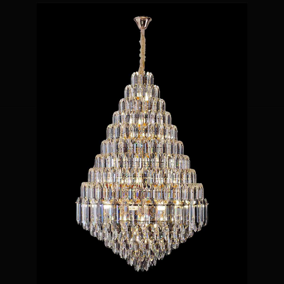 Mumbai Crystal Chandelier with 66 Lights