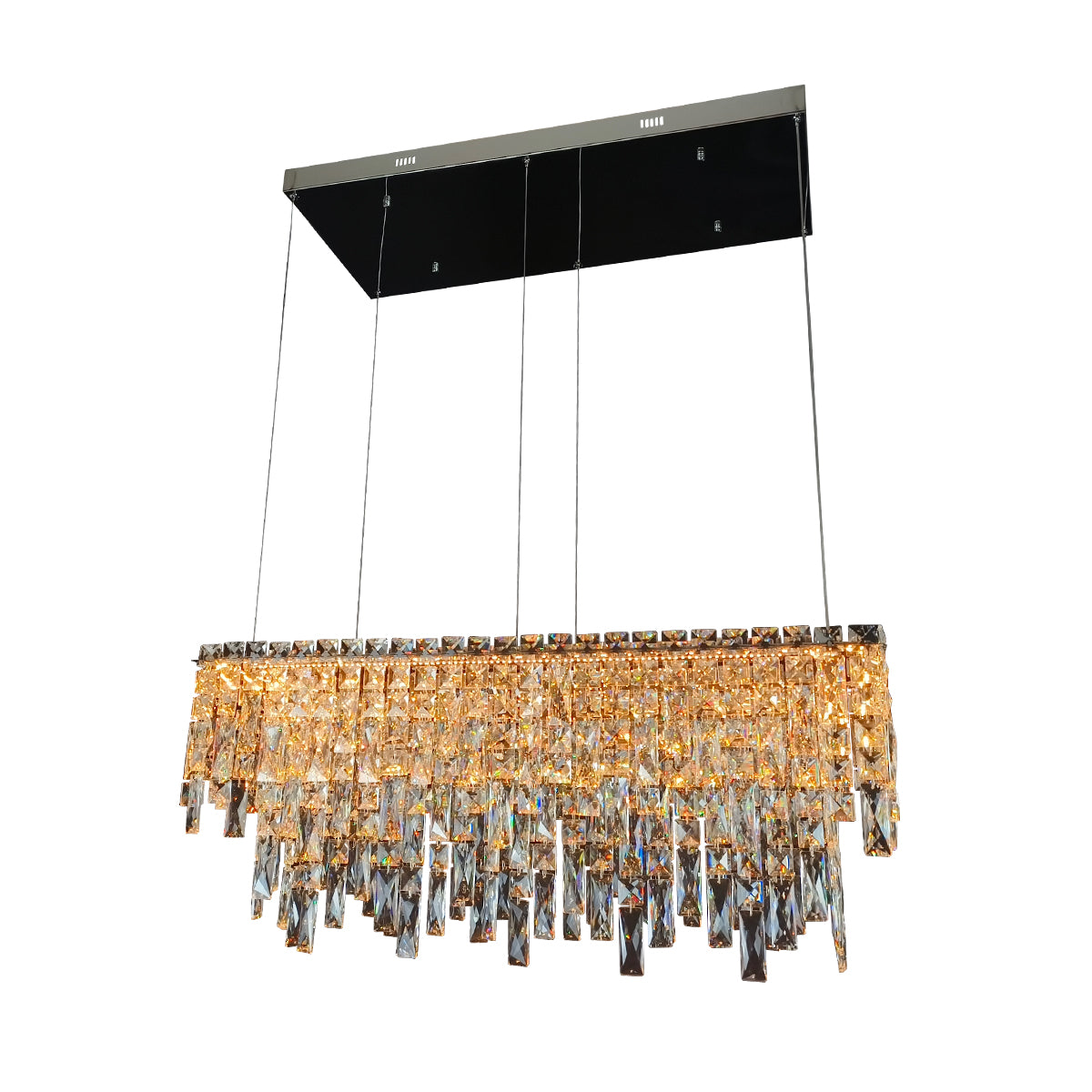 Perugia Crystal Linear LED Pendant Light