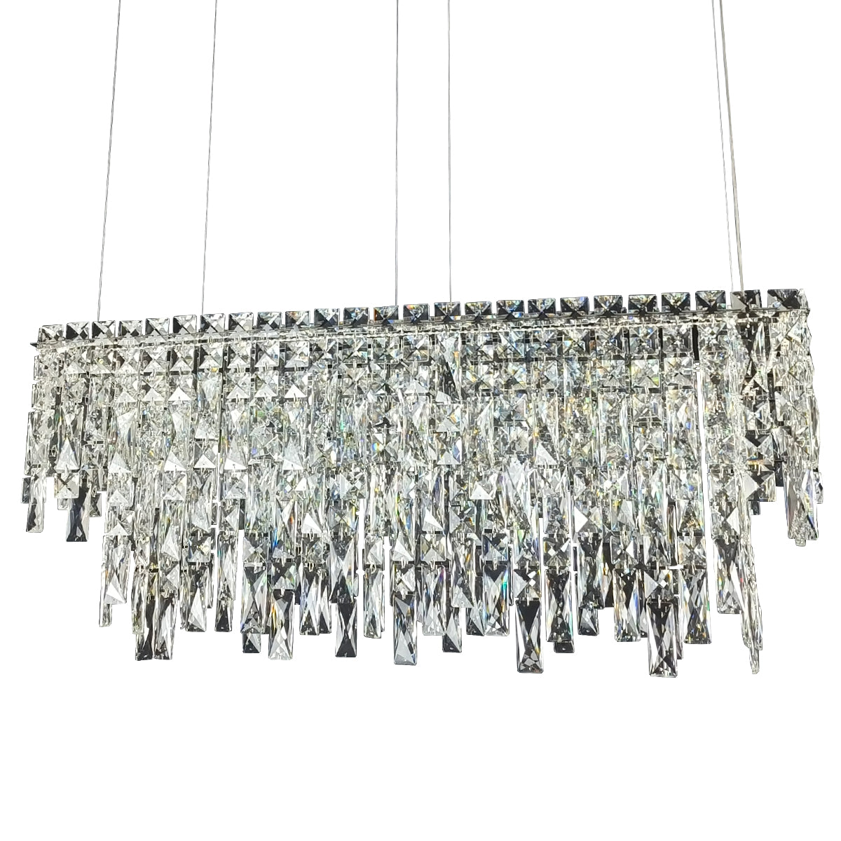 Perugia Crystal Linear LED Pendant Light