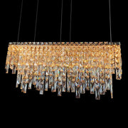 Perugia Crystal Linear LED Pendant Light