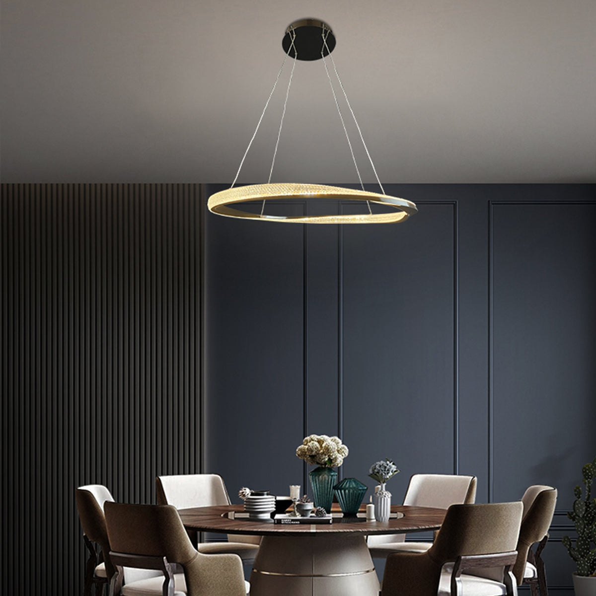 Saturno Single Ring LED Pendant Light
