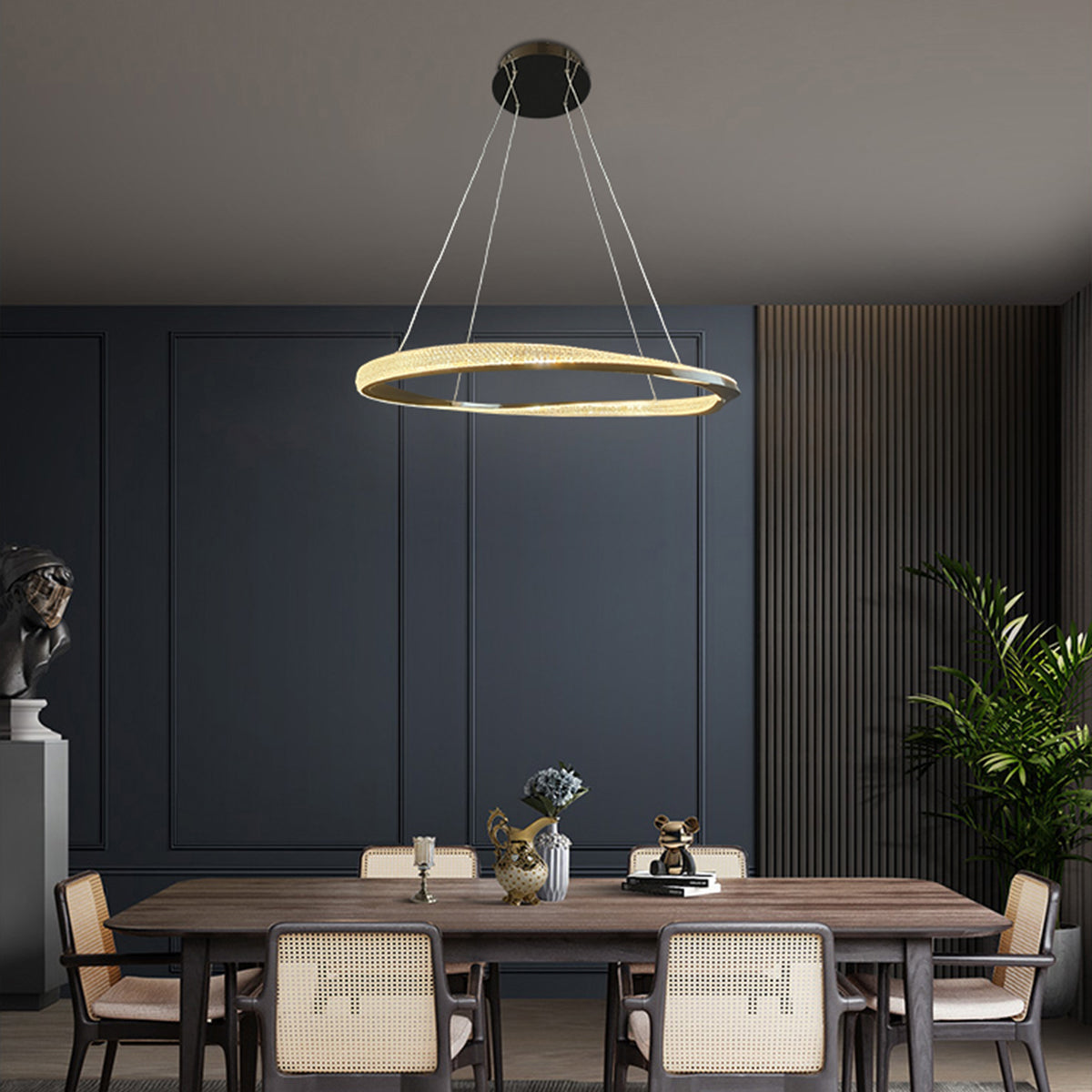 Saturno Single Ring LED Pendant Light