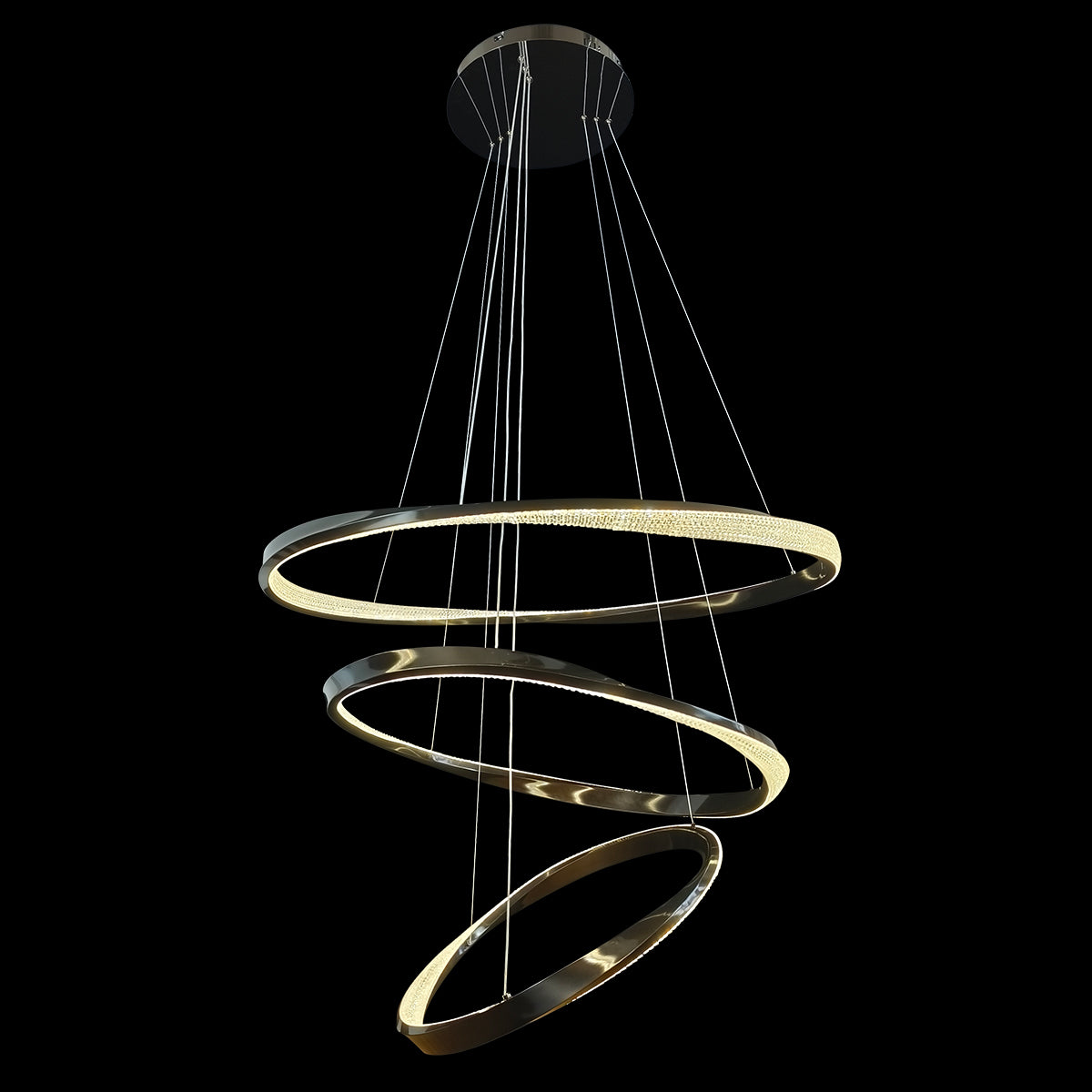 Saturno 3 Ring LED Pendant Light
