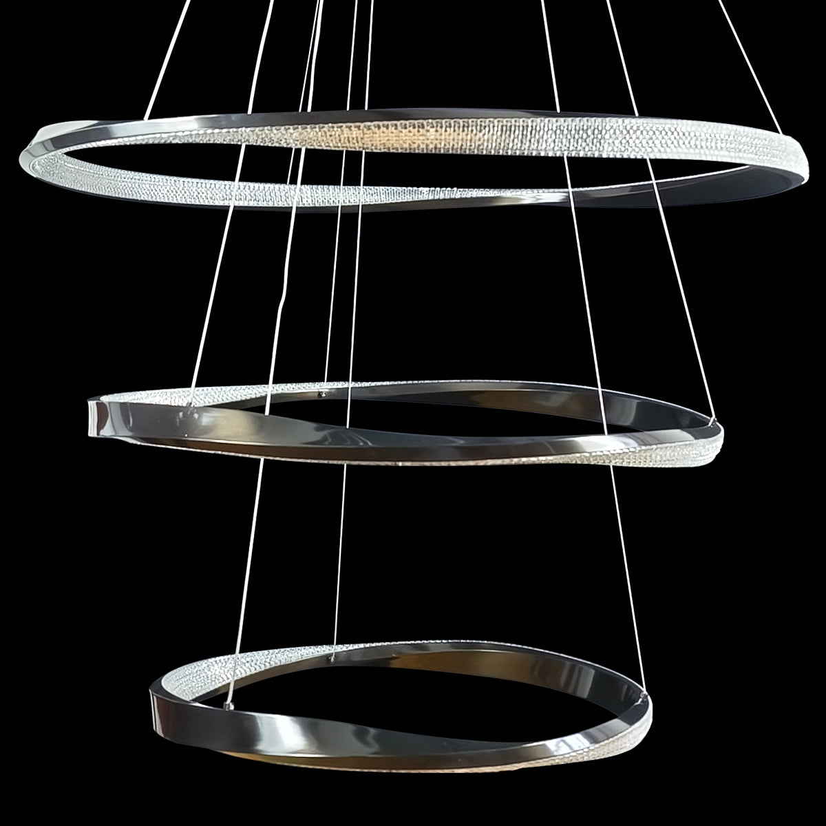 Saturno 3 Ring LED Pendant Light