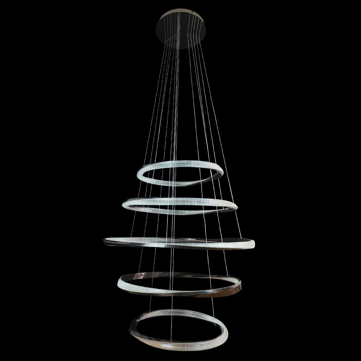 Saturno 5 Ring Pendant LED Light