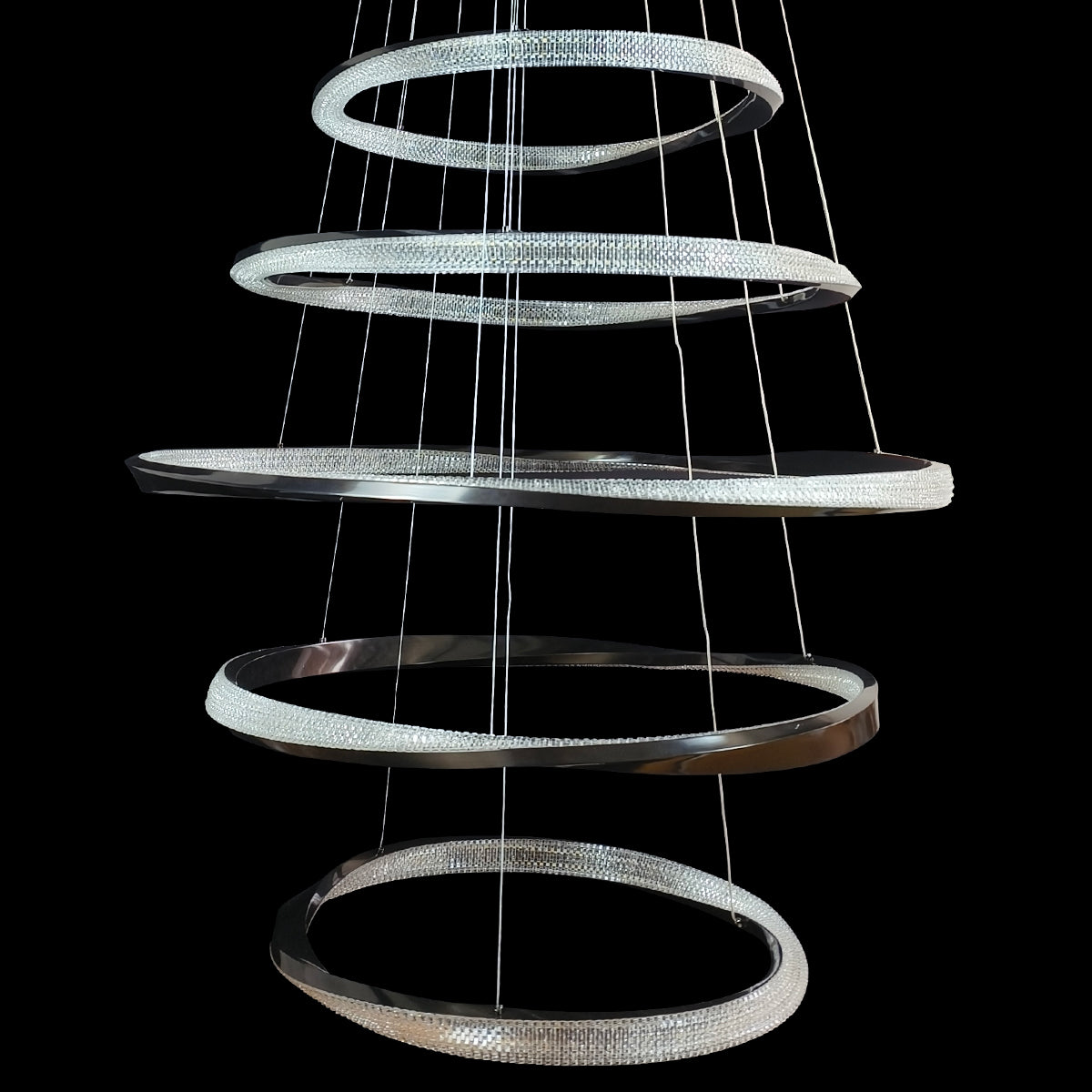 Saturno 5 Ring Pendant LED Light