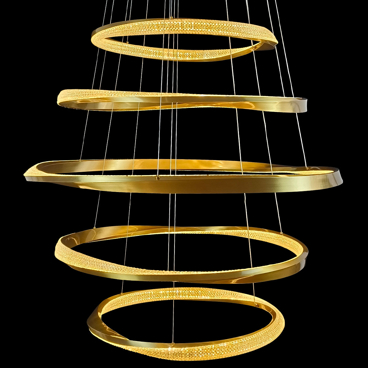 Saturno 5 Ring Pendant LED Light