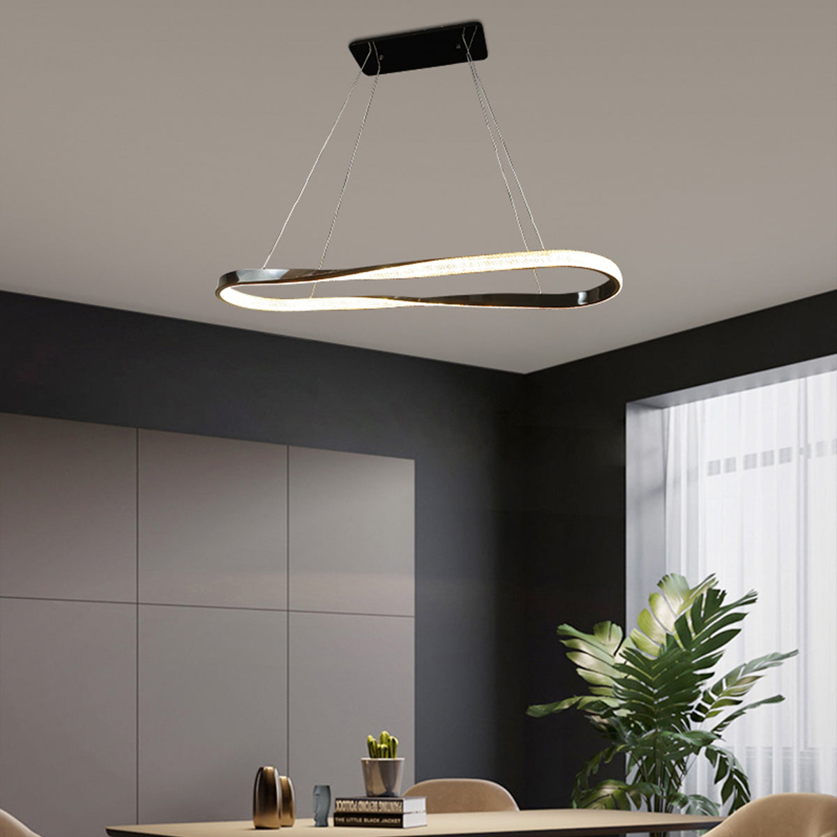 Saturno Oval Ring Pendant Light