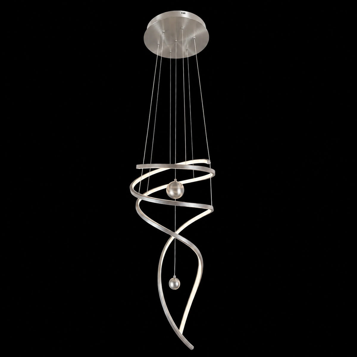 Galassia Metal Swirl Pendant Light