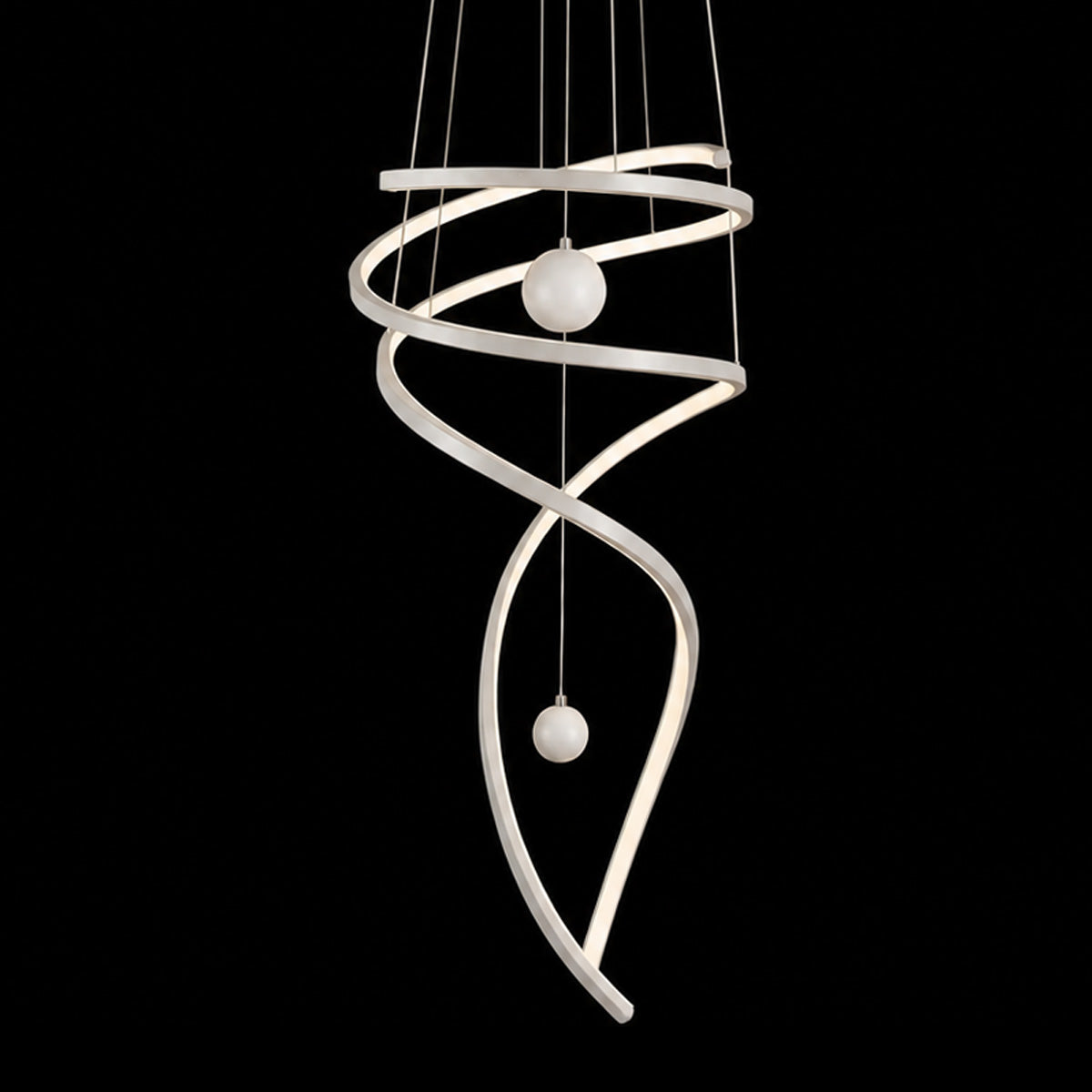 Galassia Metal Swirl Pendant Light