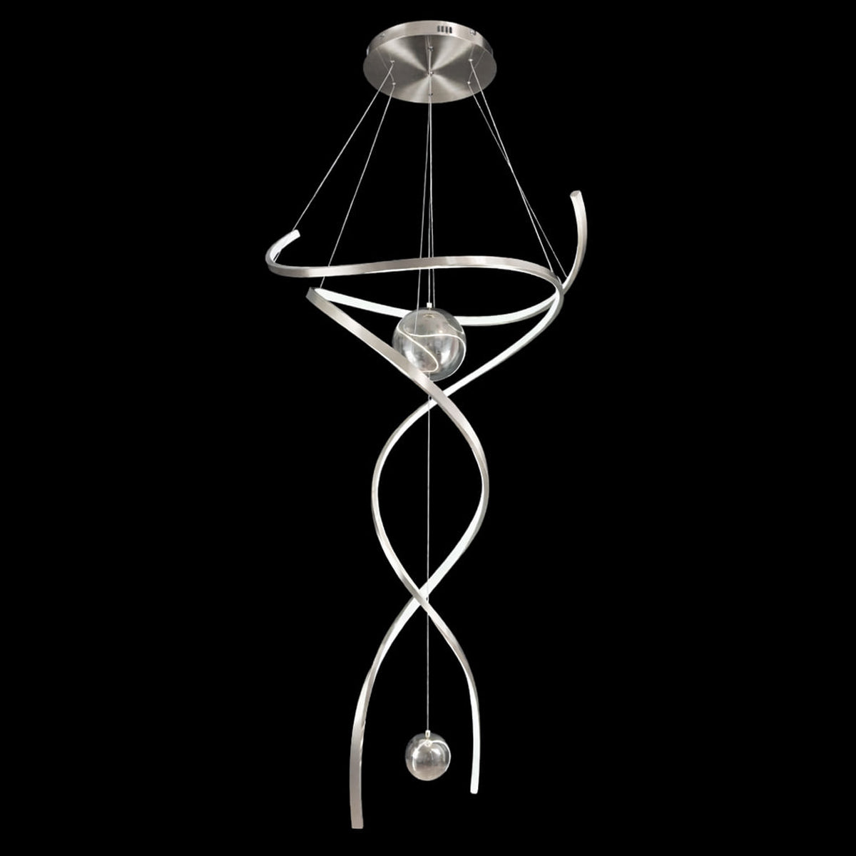 Galassia Metal Swirl Pendant Light