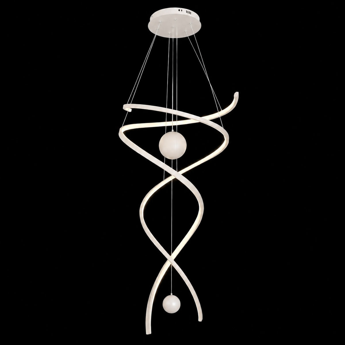 Galassia Metal Swirl Pendant Light
