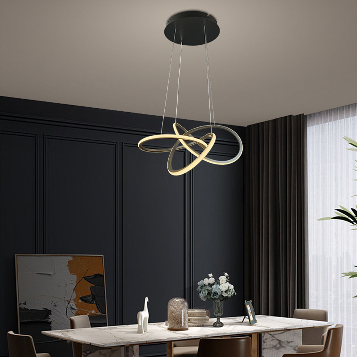 Meteora Infinity Intertwined Pendant Light 1000mm
